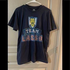 Official Ted Lasso T Shirt Team Lasso Men's Medium Navy Blue